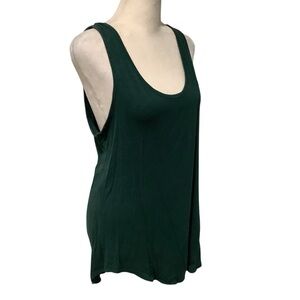 Old Navy luxe Deep Green Tank Top Size Med